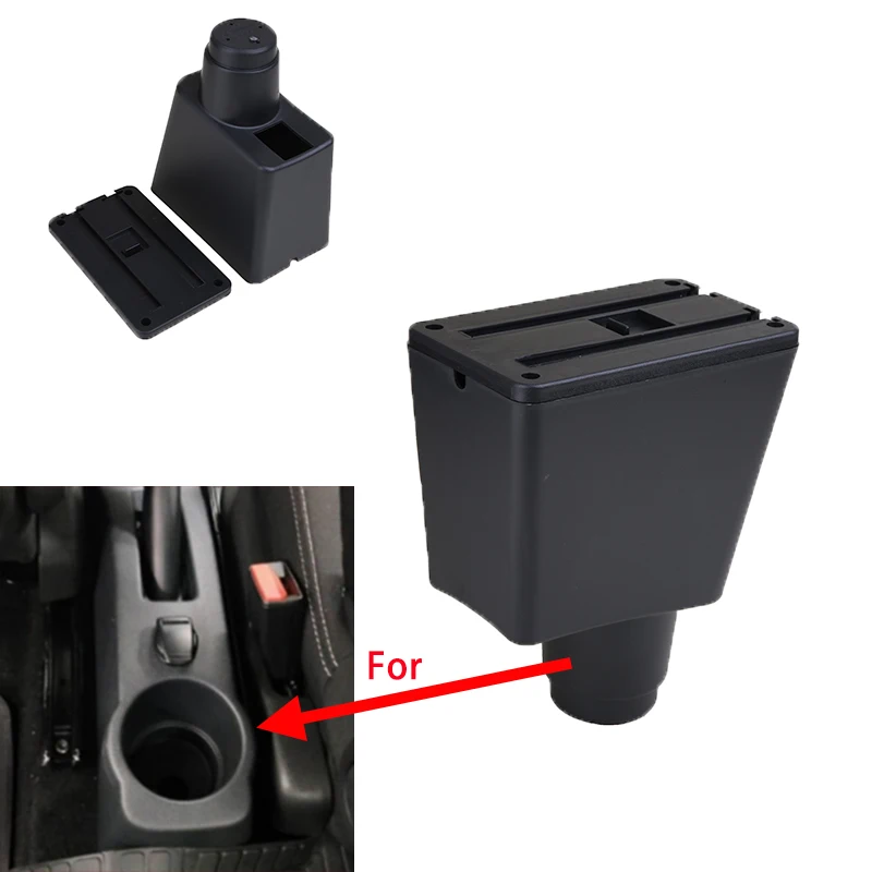 For Renault Logan 2 Armrest For Dacia Logan 2 dokker Renault Sandero 2 Car Armrest Box Interior Retrofit Accessories Storage Box