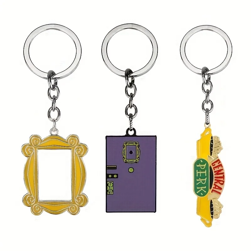 

Брелок для ТВ-шоу «Друзья», подвеска в виде фоторамки для женщин и мужчин, автомобильный брелок для ключей, ювелирные изделия llavero, Рождественский подарок