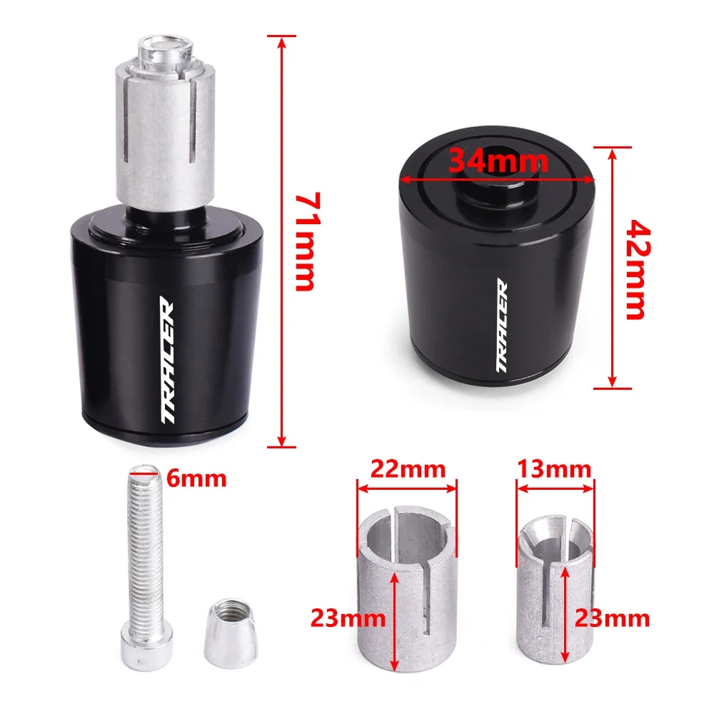 دراجة نارية المقاود القبضات بار ينتهي المنزلق الاهتزاز الأوزان المكونات مقود المتزلجون لياماها Tracer7 Tracer9 900 700 7 9 GT