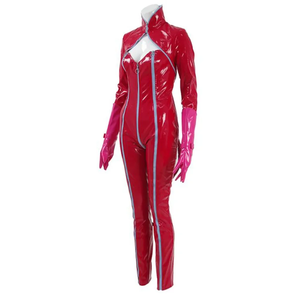 Anime Game  Anne Takamaki Panther Red Tights Cosplay Costume Women Girls Halloween Carnival Costumes PF