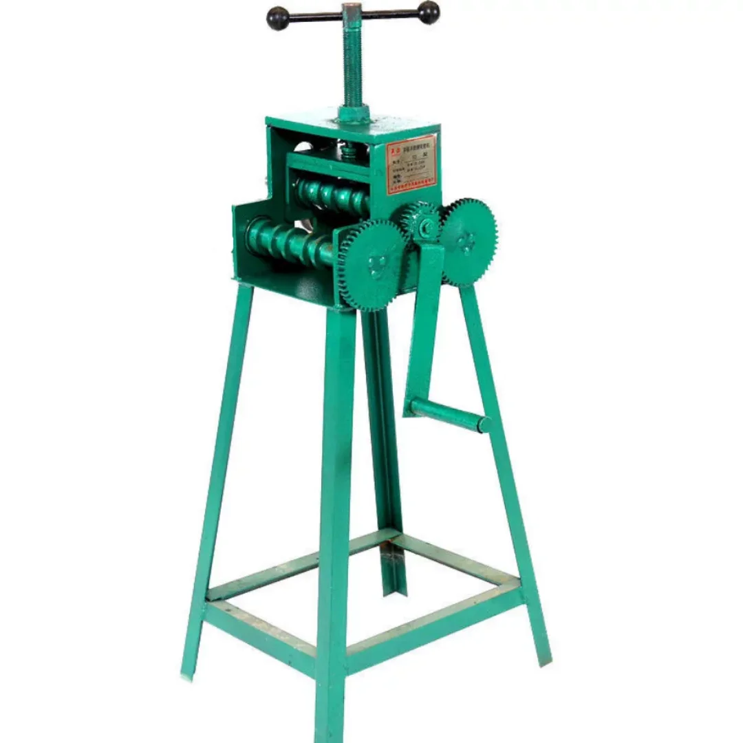 Multifunctional Manual Pipe Bending Machine, Hand Crank Bender for Square & Round Tubes