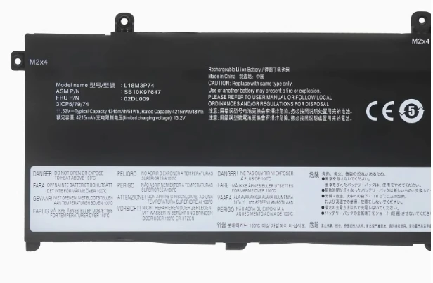 Suitable for Lenovo ThinkPad T590 P53S L18M3P71 L18L3P71 Laptop Battery