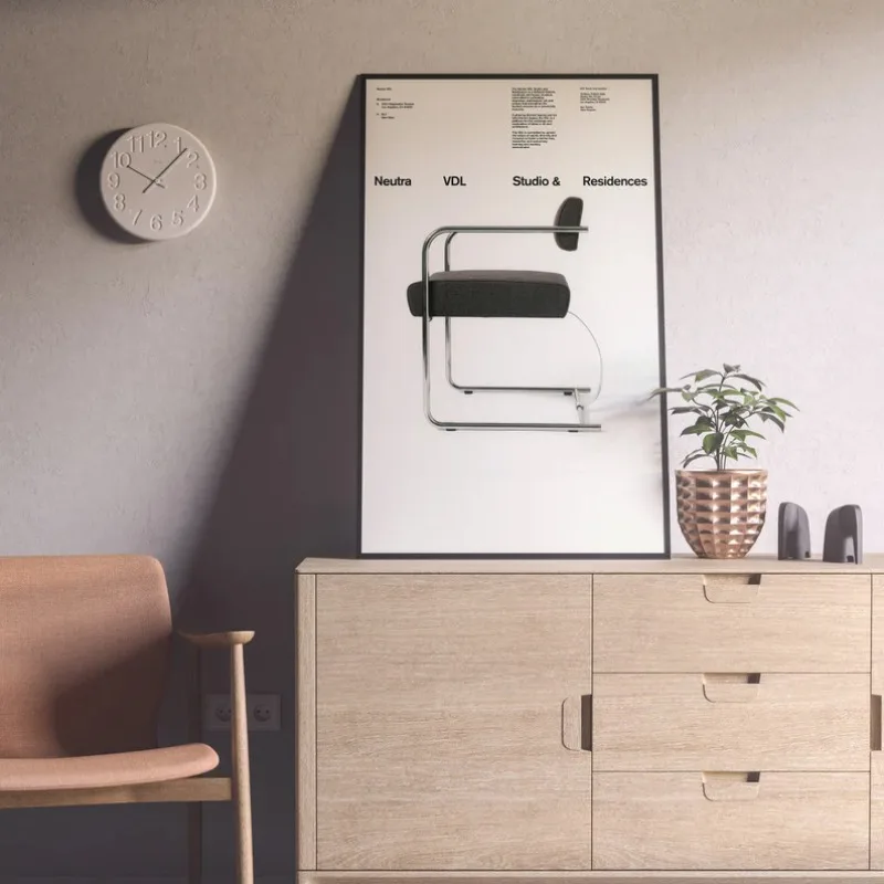 Vintage Bauhaus Chairs Poster Iconic Mid-Century Furniture Bauhaus Design Canvas Painting Wall Art Exhibition Room Home Decor