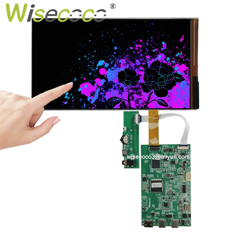 

7 Inch 1920x1080 FHD LCD Landscape Display in-cell capactive touch MIPI Control Board