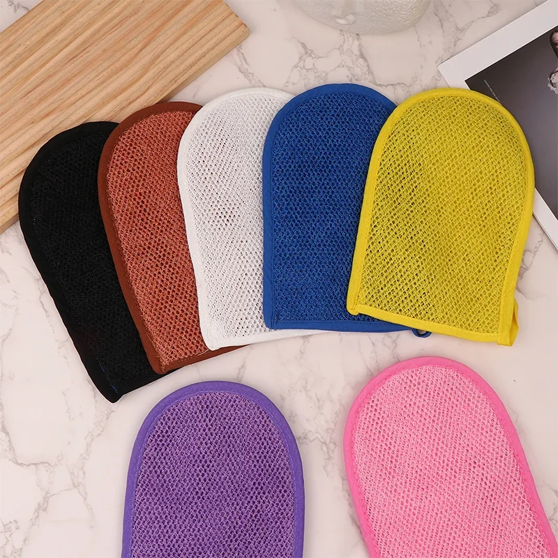 

Women Men Bath Gloves SPA Exfoliating Shower Brush Body Cleaning Scrub Mitt Rub Dead Skin Gloves Shower Towel Foam Body Massage