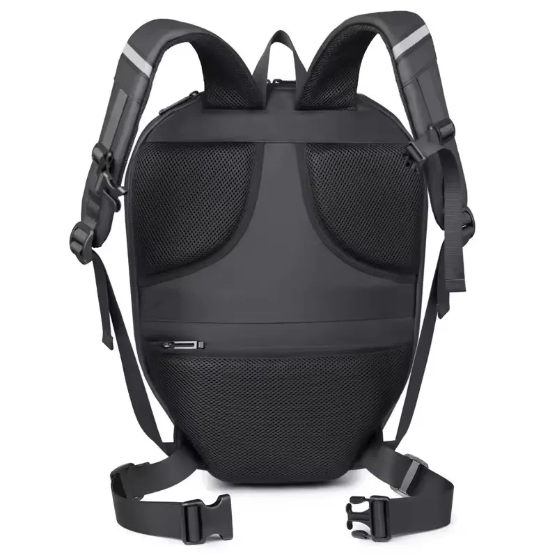 Motorcycle Backpacks Travel Bag Custom Logo Waterproof Laptop Backpack With Led Eyes Lamp Schoolbag Helmet bag back pack - Image 5