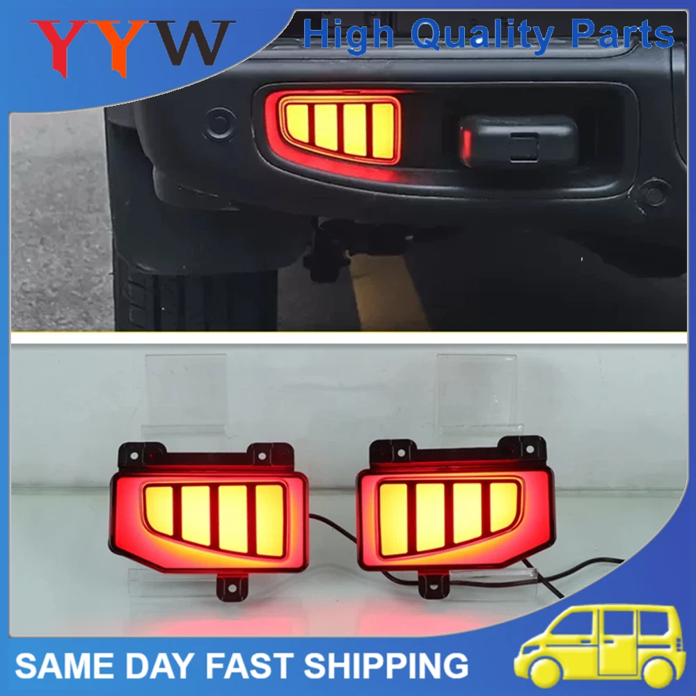 

1Pair High Quality Car Rear Bumper decoration lamp led brake light For Jeep Gladiator 2019-2025 Turn Signal Lights