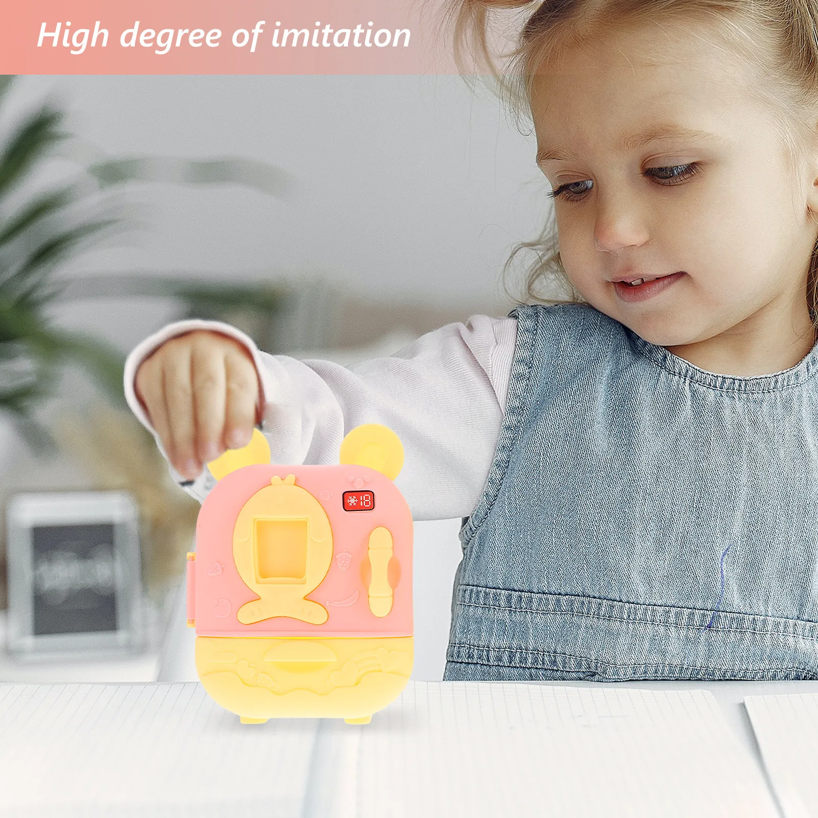 

Набор: мини-стиральная машина и холодильник, реалистичная бытовая техника, аксессуары для детских ролевых игр, мебель для игровой прачечной