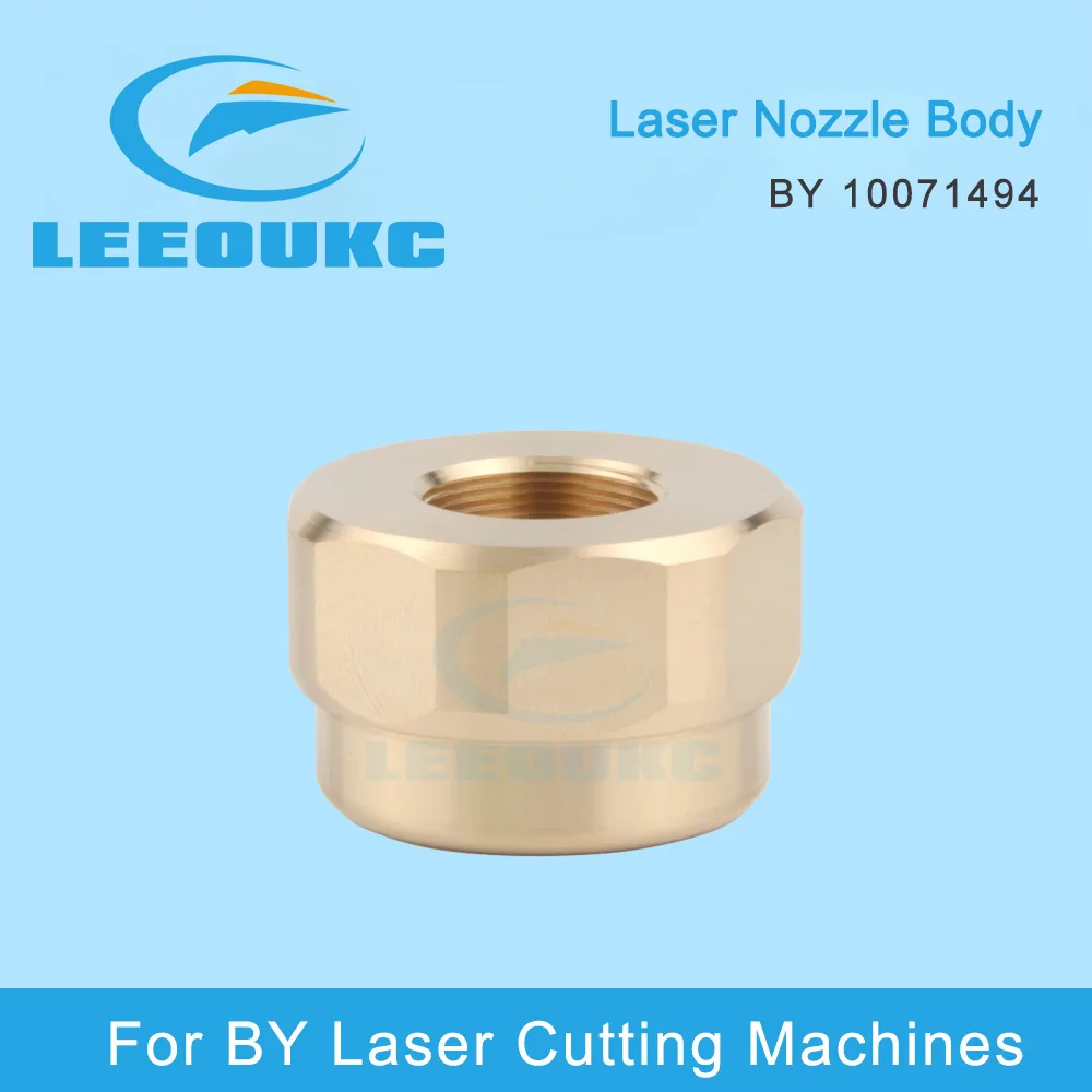 Imagem -04 - Leeoukc-cobre Bico Corpo Titular Adaptador por Laser de Fibra 10071494 Parafuso para Fibra Laser Corte Peças e Acessórios Atacado