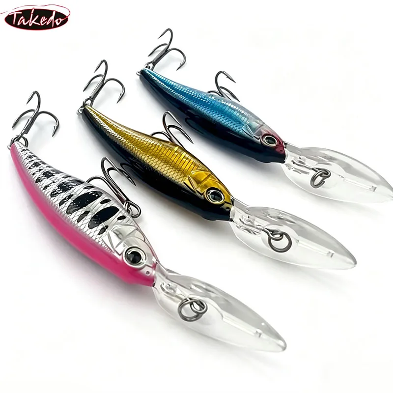 Señuelo Minnow Deep Diving Long Bill TAKEDO para lucioperca y lubina - imagen 2