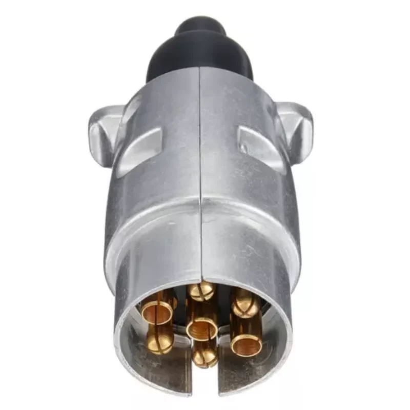 New Arrival 12V 7 Pin Trailer Plug Socket Set Rubber Seal Car Trailer Coupling Connector EU Plug Trailers Accessories