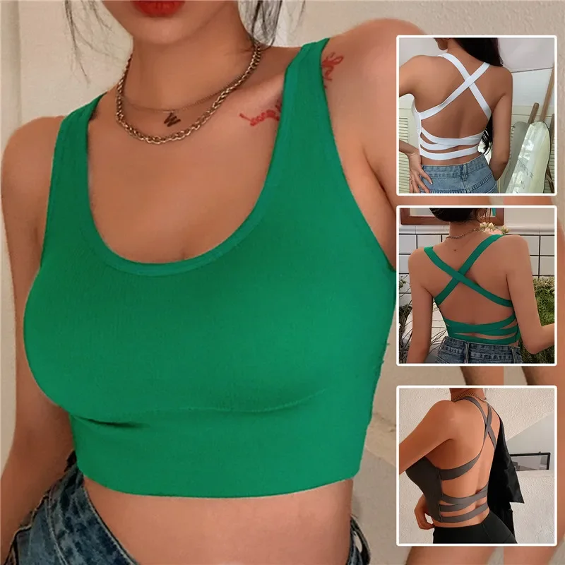 Sexy Sports Bra Yoga Bra Fitness Top Women Seamless High Impact Sports Bra Sports Underwear Push-Up  Sportswear Bralette