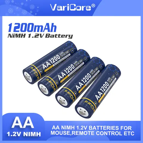 Rechargeable AA 1.2V Battery 2500mAh Ni-MH liitokala