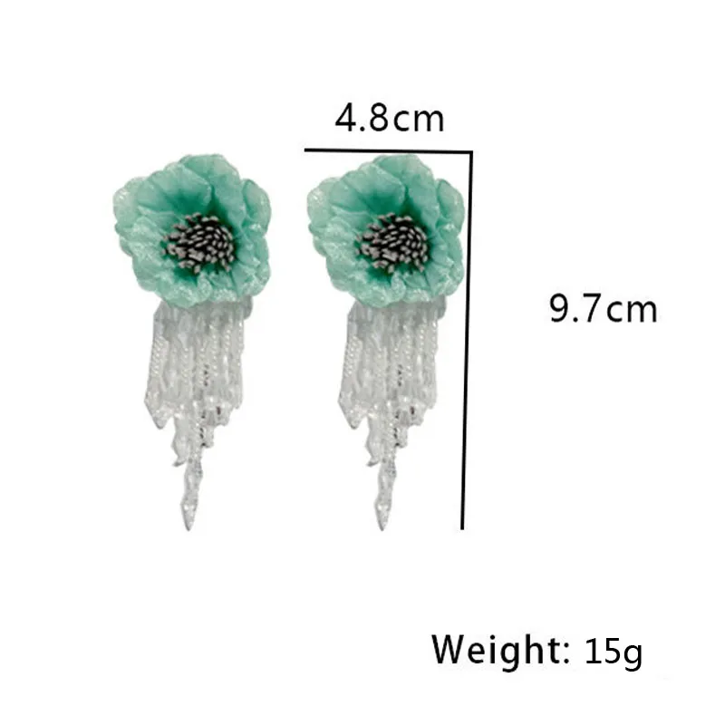 Boucles d'oreilles en cristal de carillon pour femmes, boucles d'oreilles longues pour mariées, fête de mariage, fleur, perle, pompon, boucle d'oreille goutte, accessoires de bijoux de luxe, 2025