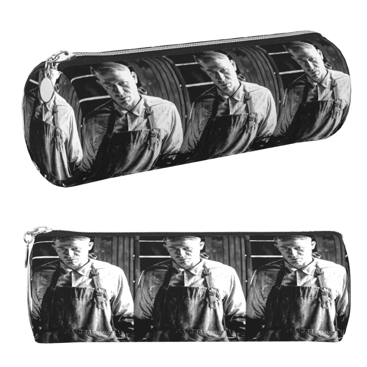 Charlie Hunnam Ed Gein Pencil Cases Pencil Pouch Cylinder Pen Box Pencil Bag for Studen Stationery Supplies