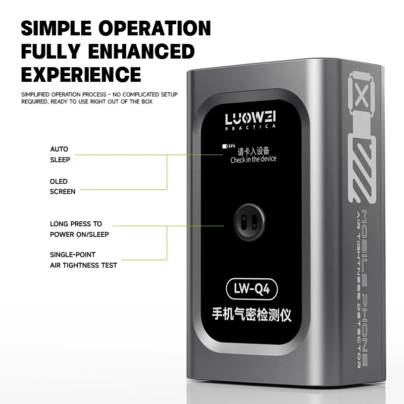LUOWEI LW-Q4 Mobile Phone Airtightness Detector Rapid And Accurate Detection Tool Waterproof Tester Air Tightness Leak Detector