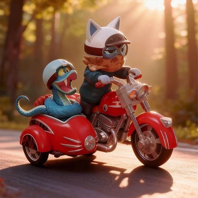 

Новинка в наличии, оригинальная Zootopia2 Crazy Car Series, слепая коробка, орнамент, модная игровая кукла, настольный орнамент, кукла, коллекционные игрушки, подарок