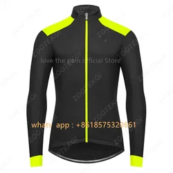 2023 Men Winter Thermal Fleece Cycling Jersey Jacket Maillot Ciclismo Hombre Outdoor Racing Bike Suit Mountain Bike Clothing