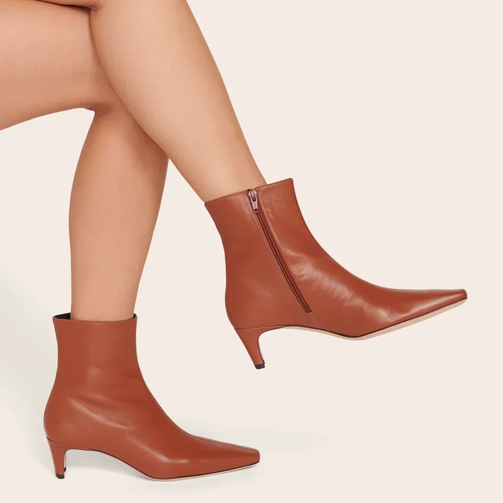 

Leather Suede Square Toe Stiletton Ankle Boots Sexy Square Toe Customized Accetp New Arrivals Fashion Women Modern Boots