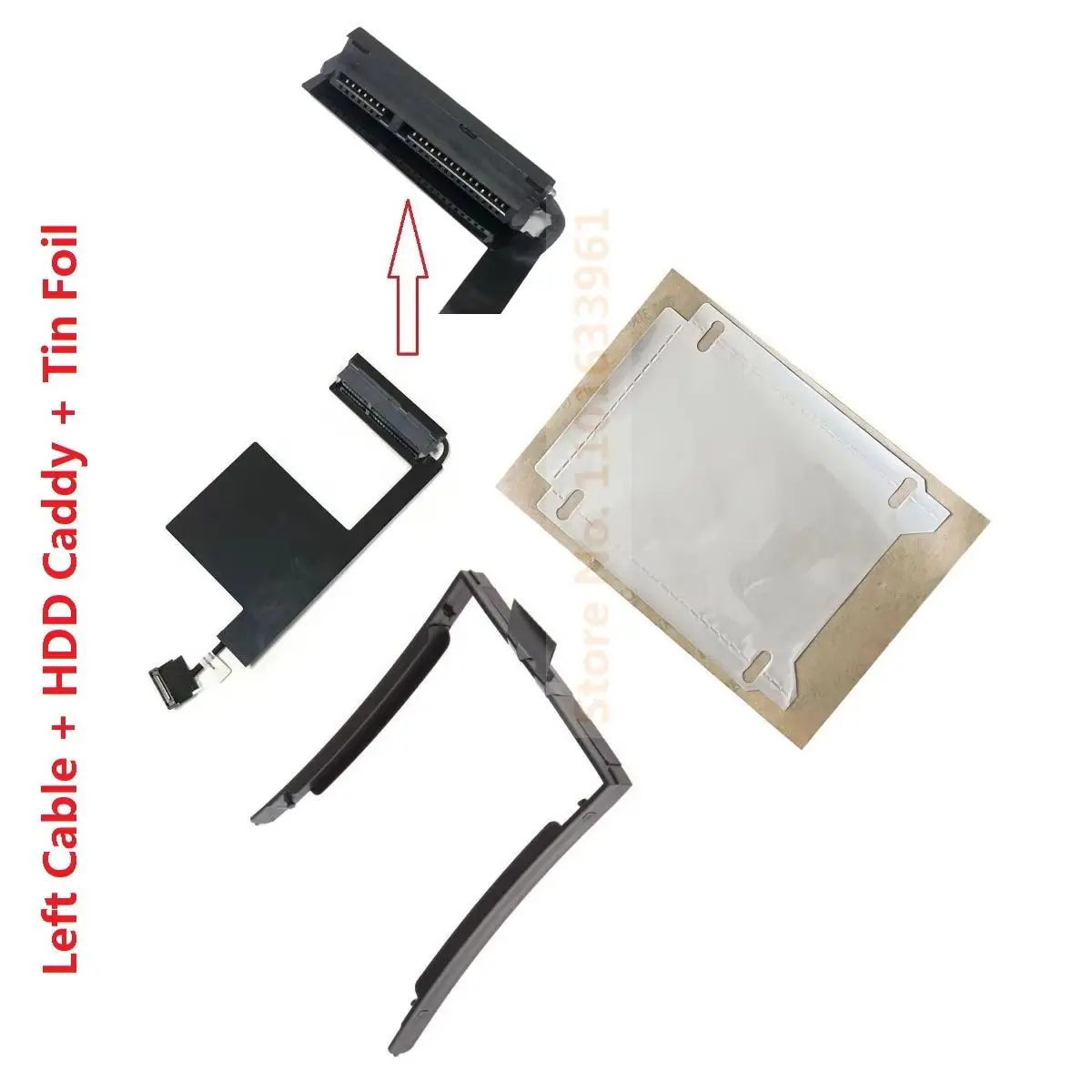 

Новый кронштейн-адаптер для жесткого диска 2.5 SATA с разъемом для кабеля (левый/правый) и держателем для M.2 SSD для Lenovo ThinkPad P50 P51