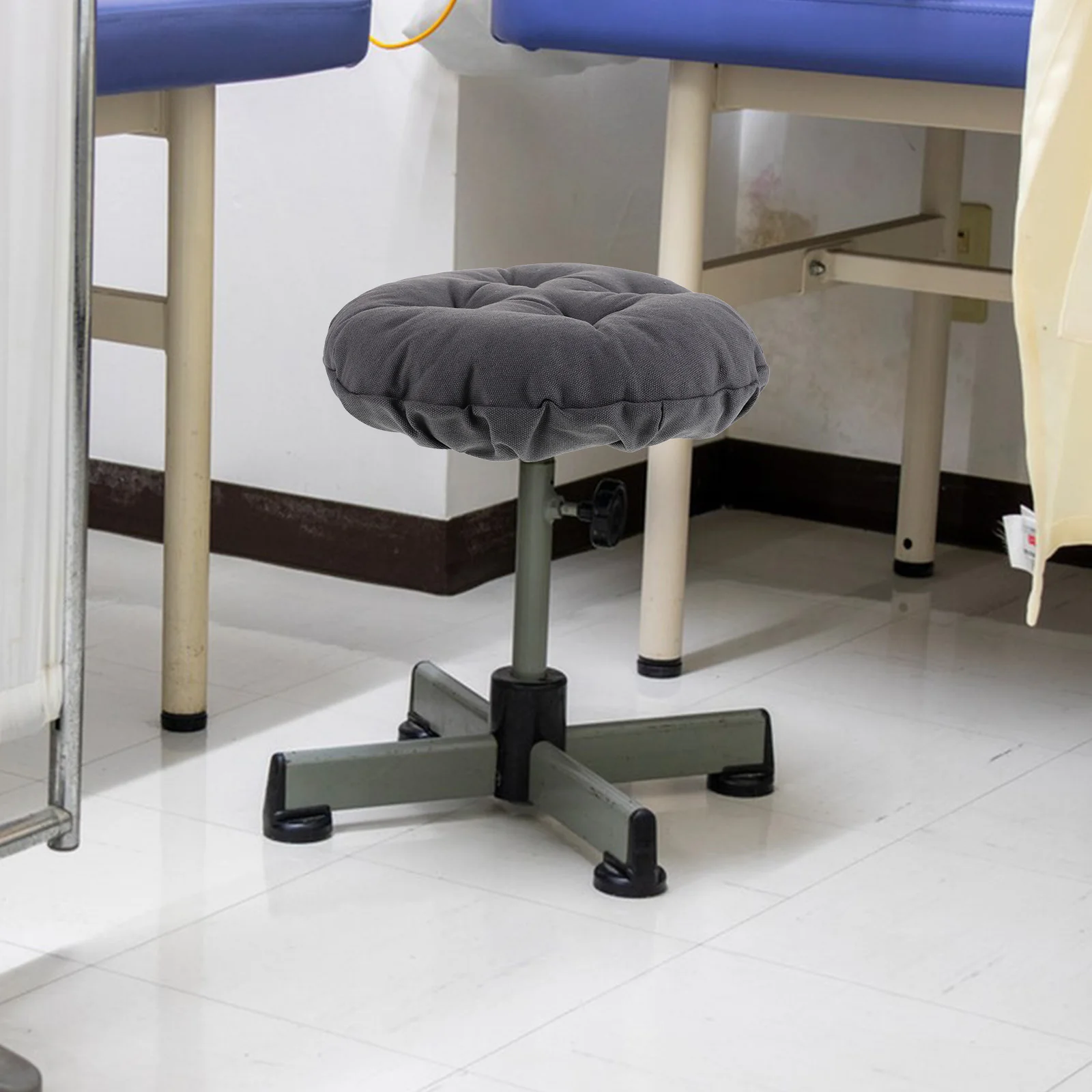 

Round Barstool Seat Cover Soft Padded Cushion Elastic Band Washable Easy Clean Comfortable Seat Replacement for Wooden Metal