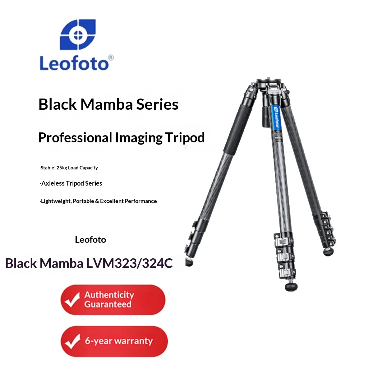 

Leofoto Black Mamba LVM324C DSLR Camera Hydraulic Head Carbon Fiber Tripod for Bird Photography