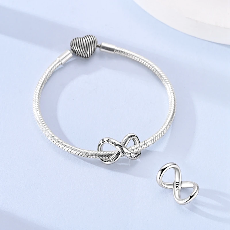 925 Sterling Silver Flying Bird Dreams Are Infinite Charms Beads For Women Fit Original Bracelet DIY Birthday Party Jewelry Gift