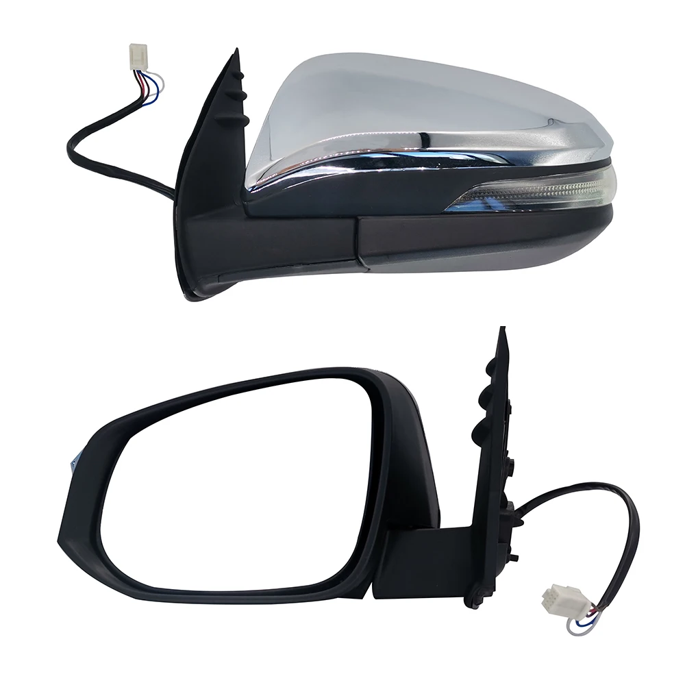 Applicable To  Toyota Hilux 2015 Electric with Singal Light Car Door Side Rearview Mirror OEM: L:87940-0K661 R:87910-0KC51