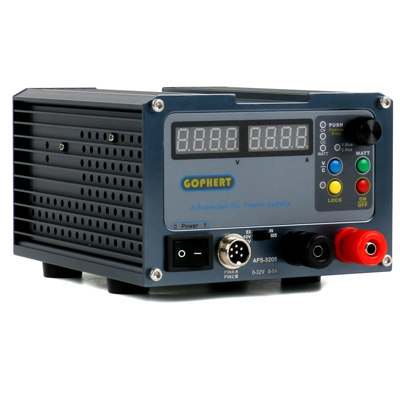 APS New Version Laboratory DIY Adjustable Digital Switch PLC DC Power Supply OVP RS-485 Communication 16V 32V 60V 10A 20A 5A 3A