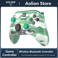 AOLION Wireless Bluetooth Controller Hall Linear Trigger For Switch/PC/iOS Multi Platform Connection