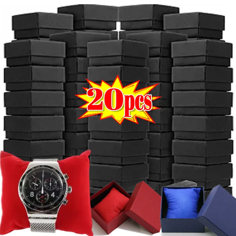 

1-20pcs Presentation Gift Box Case For Bracelet Bangle Jewelry Wrist Watch Box Jewelry Holder Display Wristwatch Case Organizer