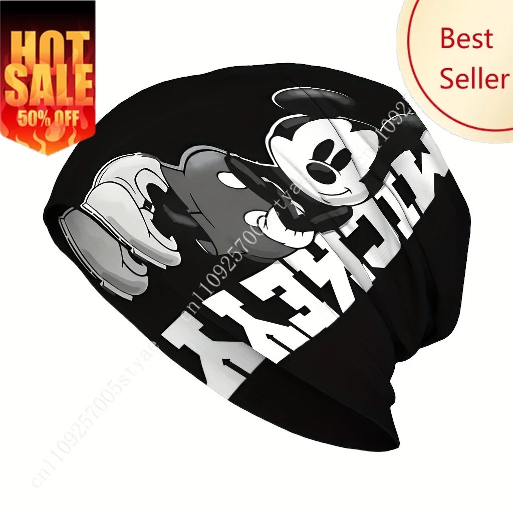 

Disney Mickey Minnie Mouse Casual Beanie Hat Boy Girl Knitted Hat Soft Ski Cap Kid Warm Caps Children Outdoor Knit Beanies