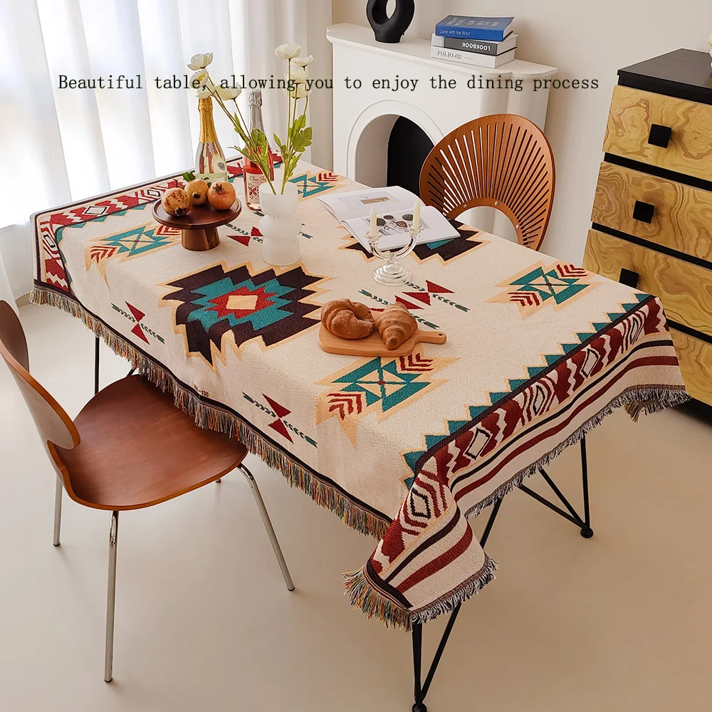 Multi Functional Bohemian Style, Picnic Mats, Party Camping Blankets, Sofa Blankets, Tablecloths, Outdoor Hotel Home Decor