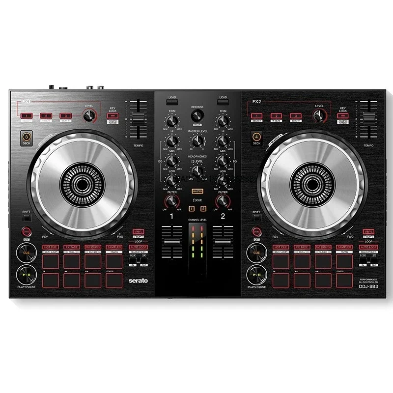 DDJ-SB3 Rekordbox Professional DJ Audio Equipment Metal Effect Controller with FB4 Control Mode and RGBW Light Source