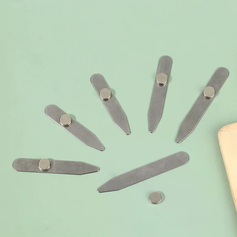 

Вставки-фиксаторы для воротника из нержавеющей стали для мужчин, для поддержки воротника, подарок для деловых мужчин, укрепители для рубашек