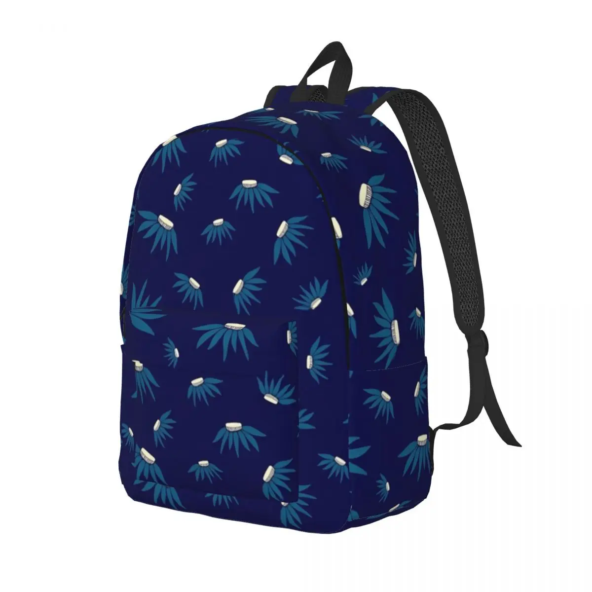 Blue Daisy Floral Backpack Flowers Print College Backpacks Men Cool School Bags High Quality Print Rucksack