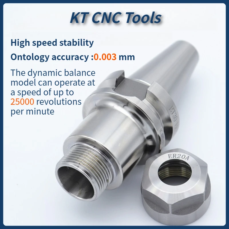 

BT40-ER16-70 /BT40-ER20-70/BT30-ER20-70 Dynamic Balance ER Tool Holder CNC Machining Milling Cutter Series Tools