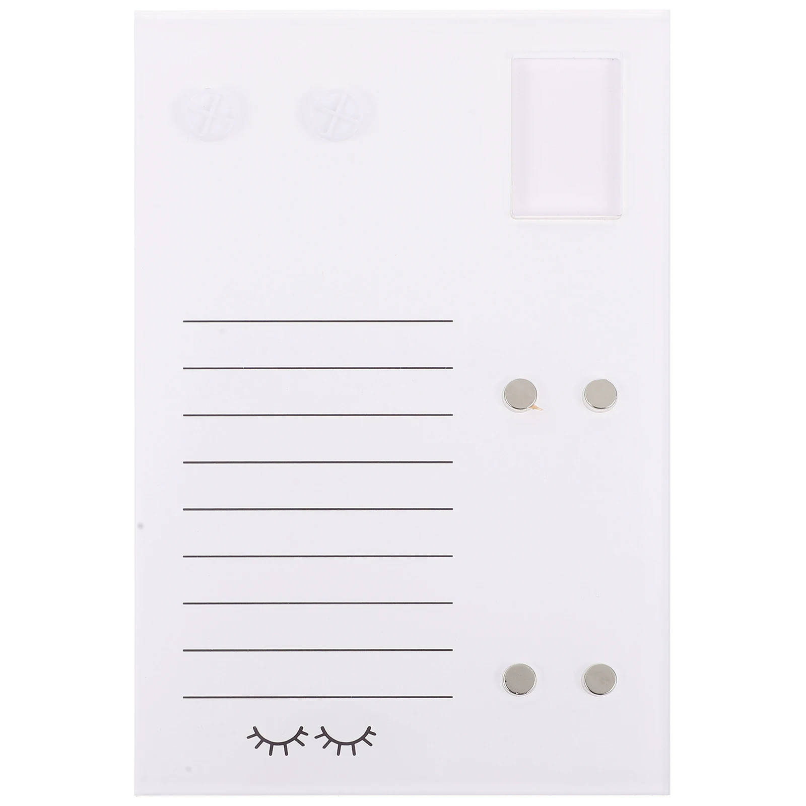 Eyelash Spacer Tray Pallets Acrylic Bench Magnetic Board Lash Tile Eyelash Extension Plates Trays For Beginners Professional Use