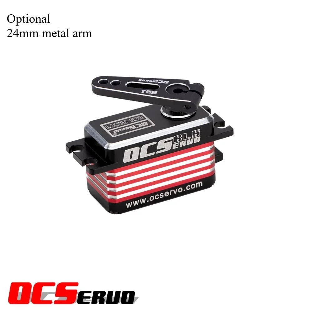 OCS D4009 8.4V High Voltage Digital Servo 40KG Brushless 0.09S All Metal Low Profile Waterproof Servo RC Car Robot Model Parts