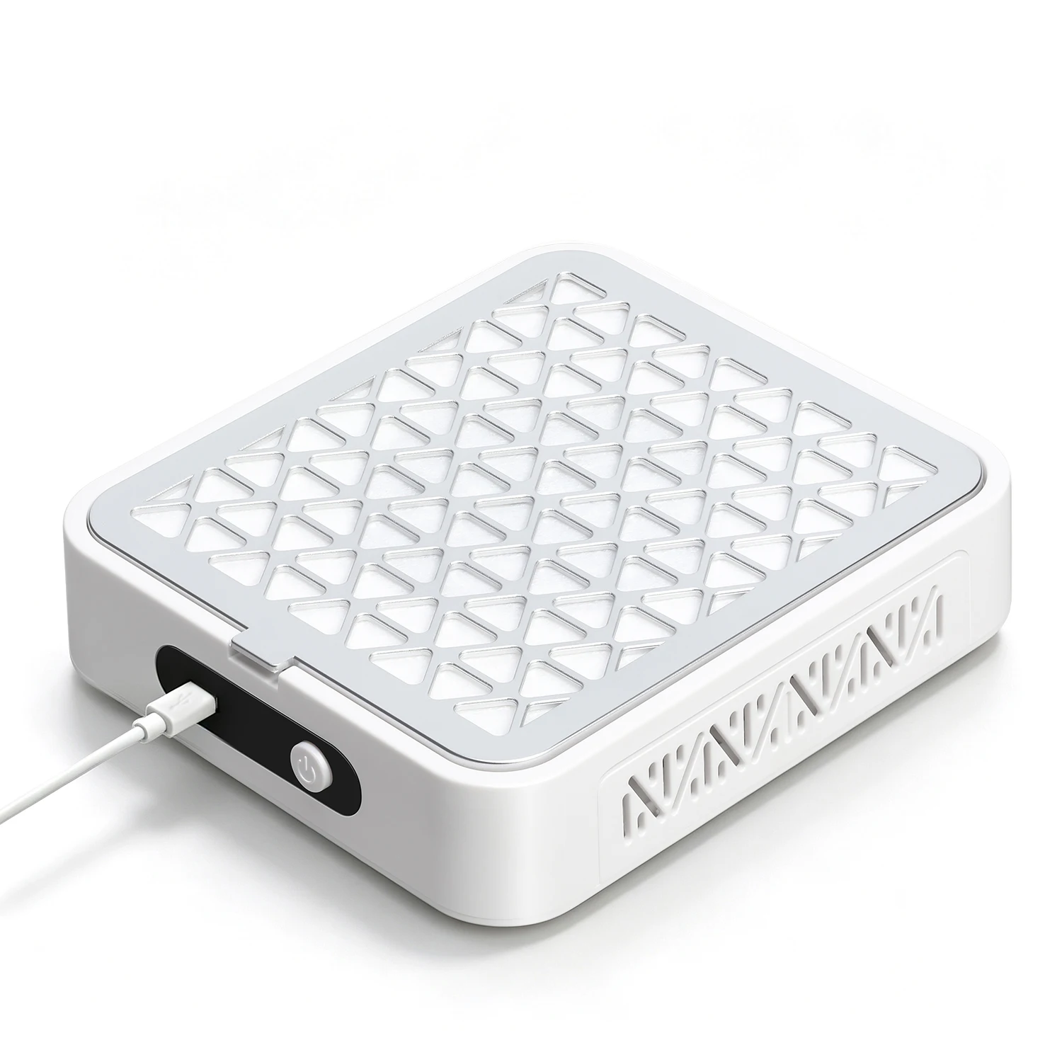 4200RPM Nail Dust Collector for Manicure, Compact Electric Nail Vacuum Cleaner with 10 Filters, Type-C for Nail Salon