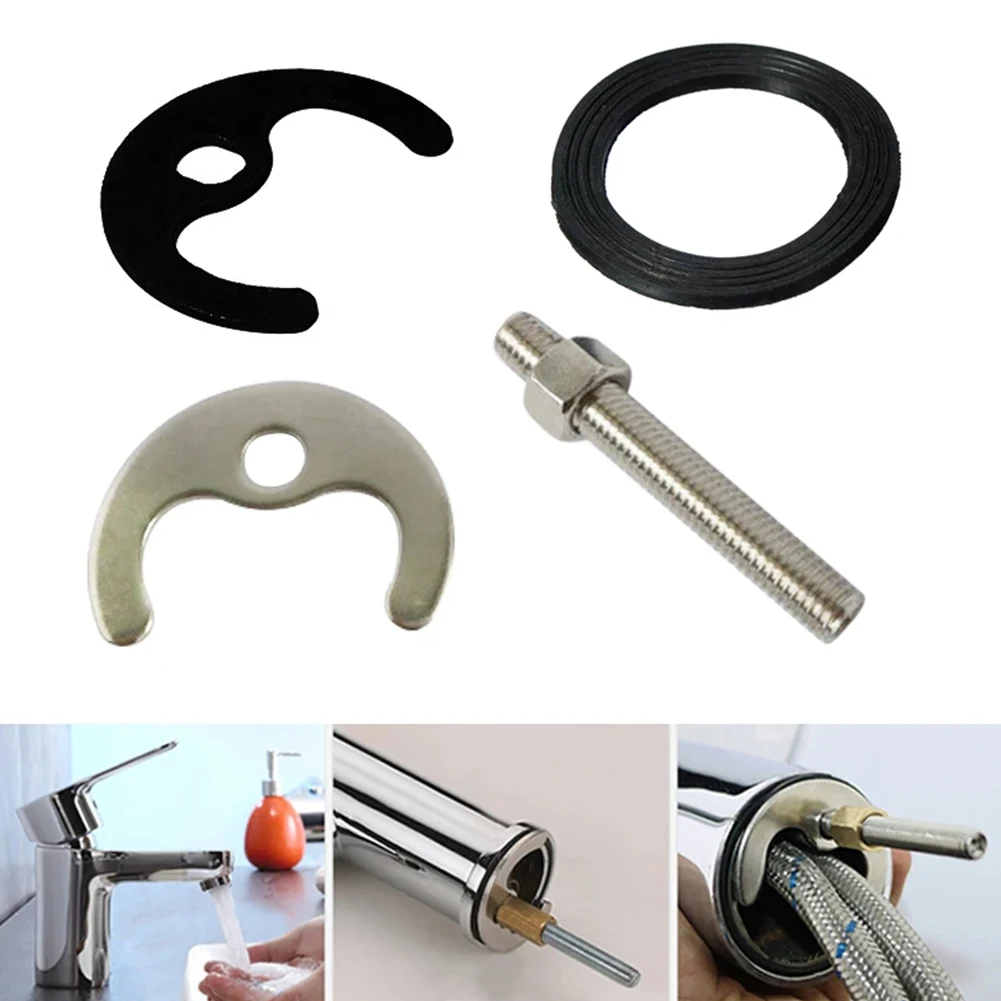 1 Set Tap Faucet Fixing Fitting Kit Bolt Washer Wrench Plate Set Sink Monobloc Mixer Tap For Kitchen Basin Part Tools