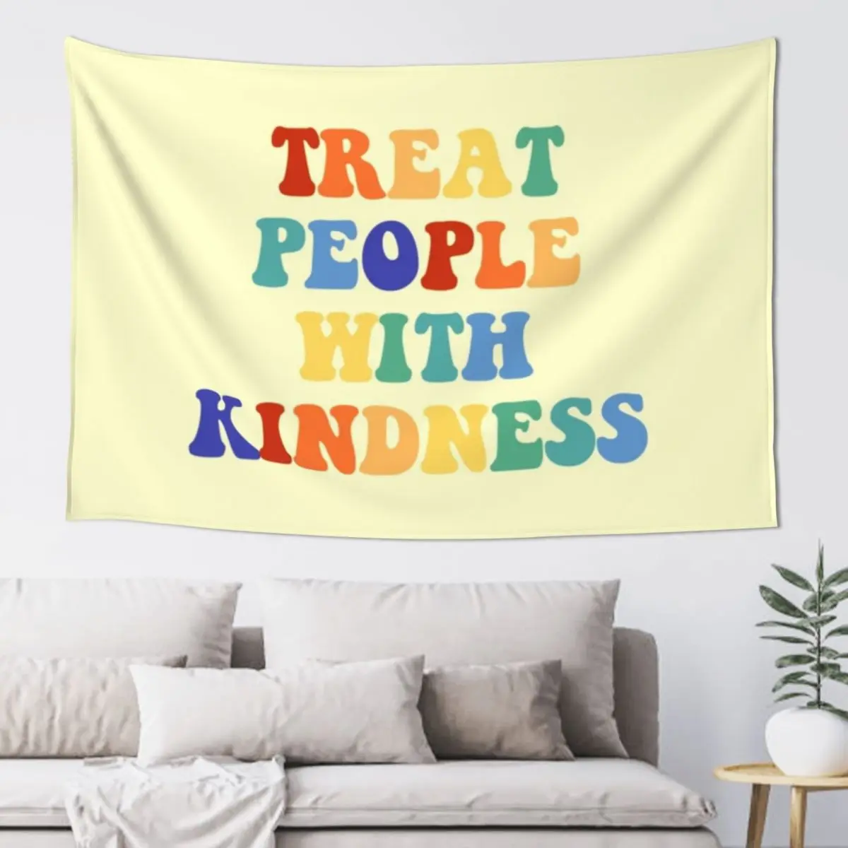 treat people with kindness Tapestry Decorative Paintings Carpet Wall Tapestry