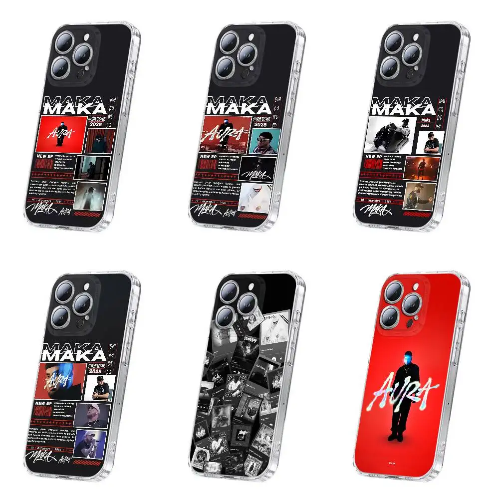 

Rapper M-Maka Aura Pna Phone Case For iPhone 17,16,15,14,13,12,11 Plus,Pro,Max,Plus,E,SE4,Mini Transparent Cover