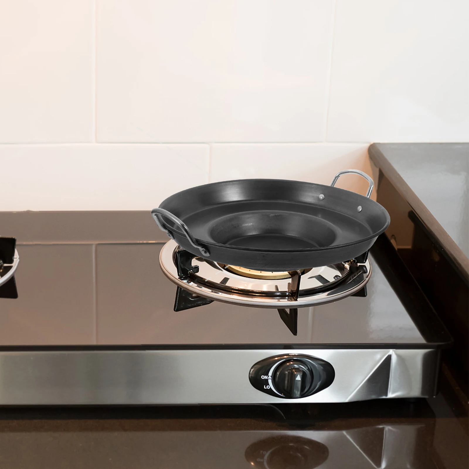 

Concave Bottom 36cm Black Small Kitchen Egg Pans Nonstick Frying Pan Gadgets Egg Pans Flat Fry Pan Omelet Cookware