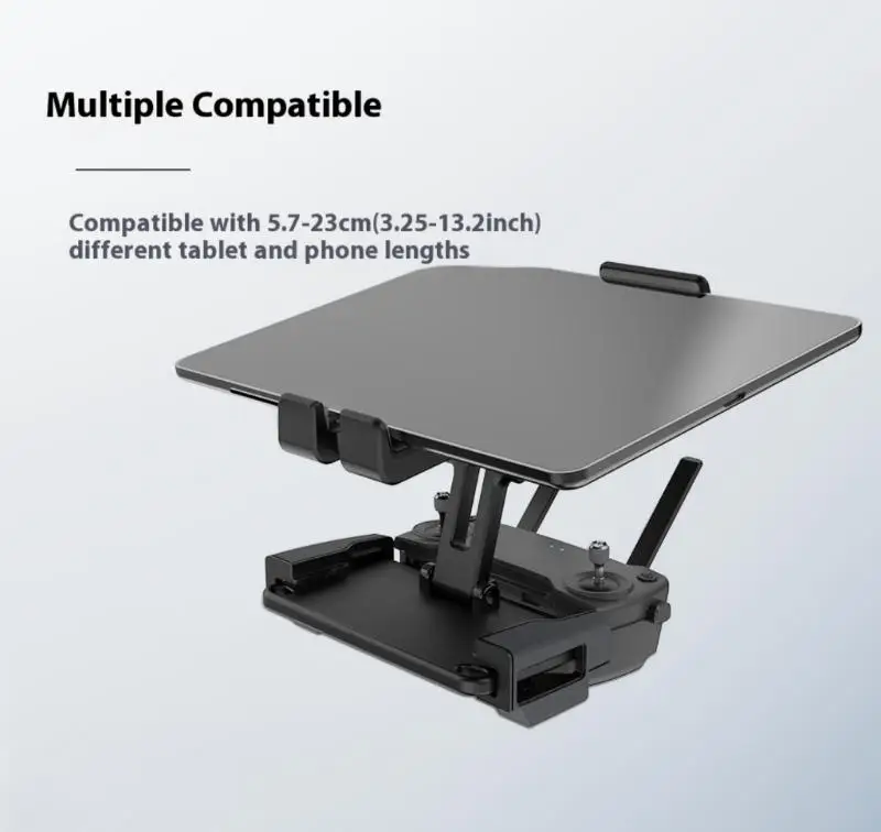 Tablet Mount Holder Extended Control Phone Clip for Air/2 Remote Controller 3.25-13.2inch Tablet Cellphone Bracket F19E