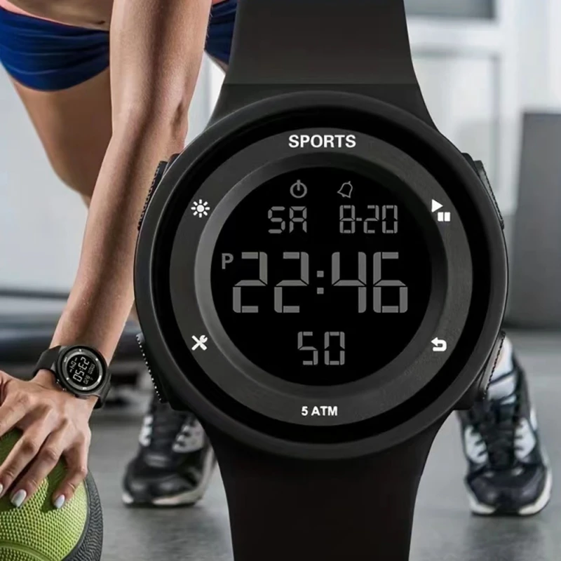 Children Waterproof Luminous Electronic Watch Trendy Student Teenagers Multifunctional Sports Watch Kids Digital Watches Unisex