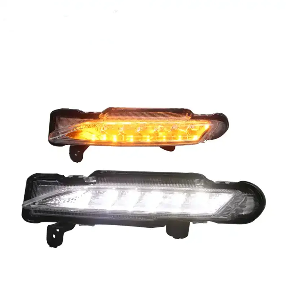 For Toyota Vios Yaris Ativ 2017 2018 Daytime Running Light Led Front Fog Lamp Drl Waterproof 12V Daylight