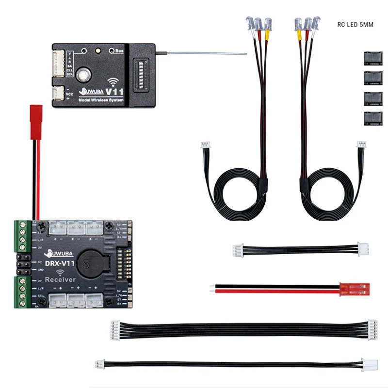 

Wireless Lighting Control System for 1/14 Tamiya RC Truck Trailer Tipper Scania Benz Volvo MAN DIY Parts