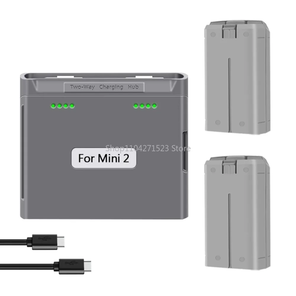 Drone Battery / Charger for DJI Mini 2 Battery Charger 2400mah for Mini 2/4K/SE/2SE Intelligent Flight Battery Accessories