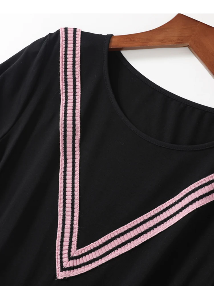 Jupe gâteau longueur genou Dr grande taille femme été Faion Fairy T Me Dr coréen Sle rond Ne taille haute a-ligne...